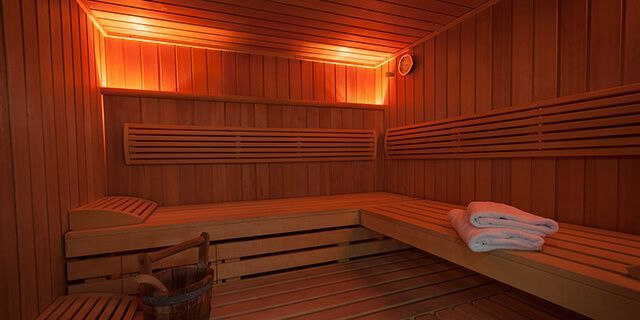 Trockene Sauna